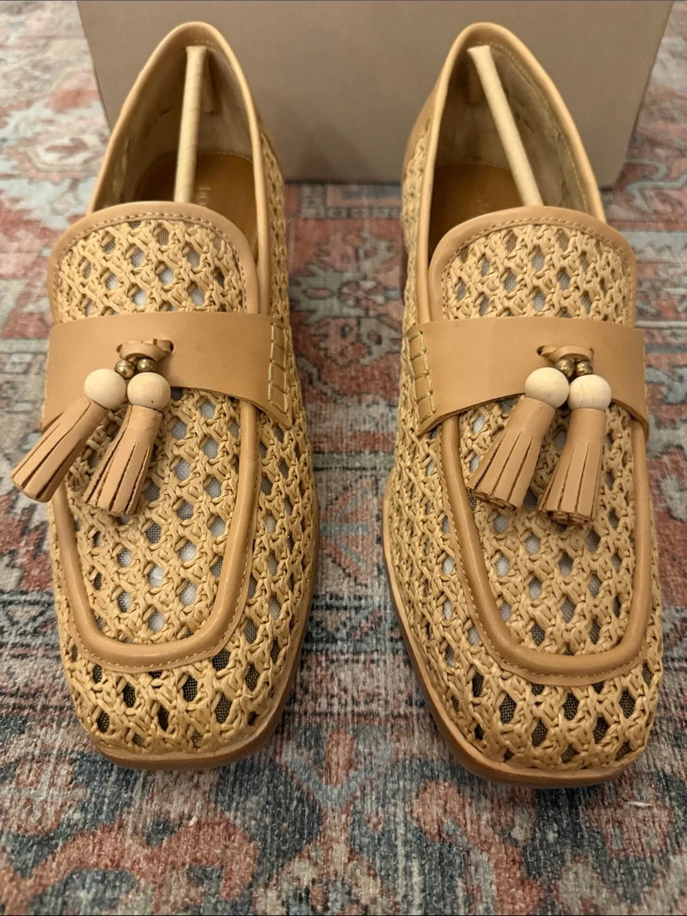 DONALD J. PLINER Arroya Raffia Loafer in Natural Sz 10 - NIB!